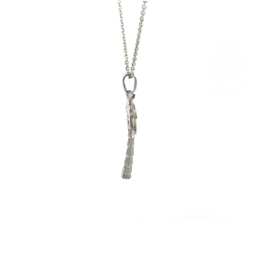 Coconut Palm Tree Pendant In Sterling Silver