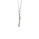 Coconut Palm Tree Pendant In Sterling Silver