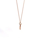 Green Triangle Butterfly Pendant 9K Rose Gold