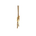 Purple Spotted Swallowstail Butterfly Pendant In 18K