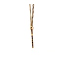 Purple Spotted Swallowstail Butterfly Pendant In 18K