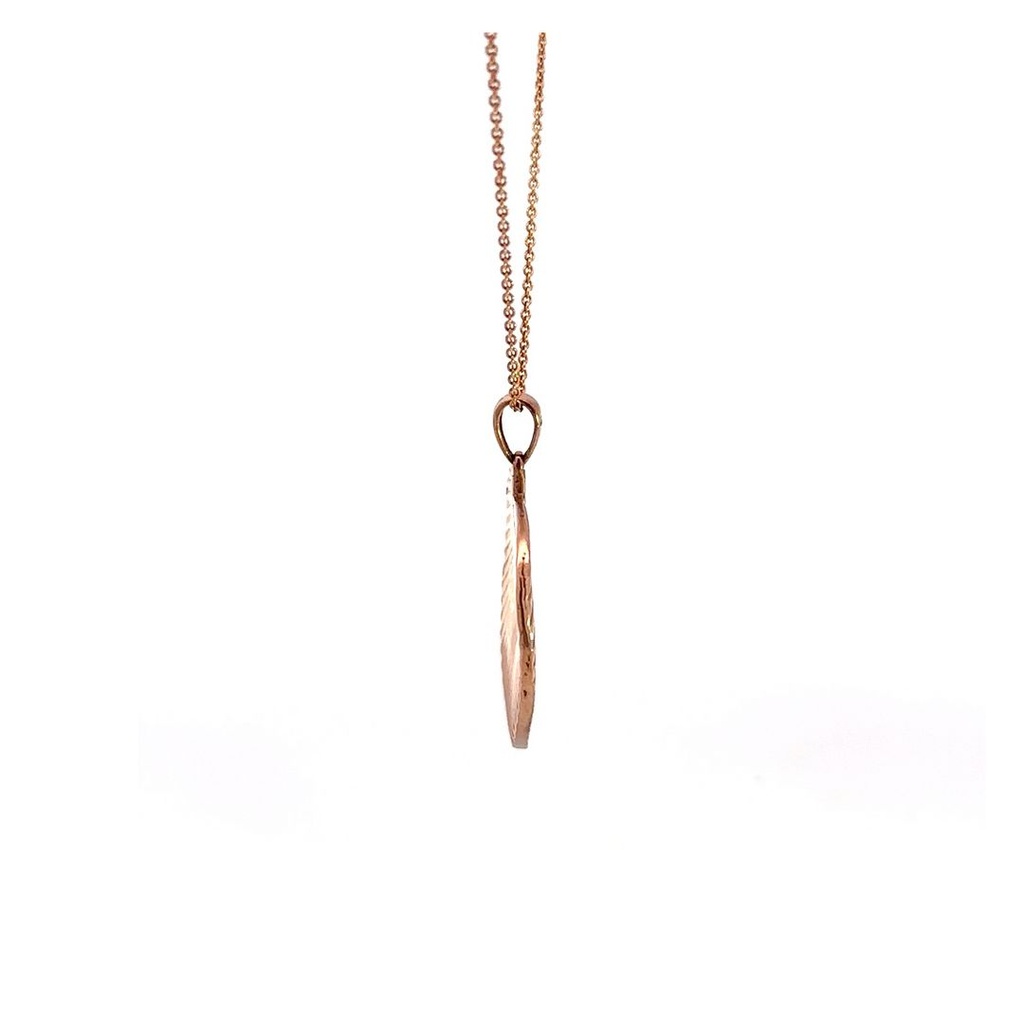 Fan Palm Pendant In 9K Rose Gold