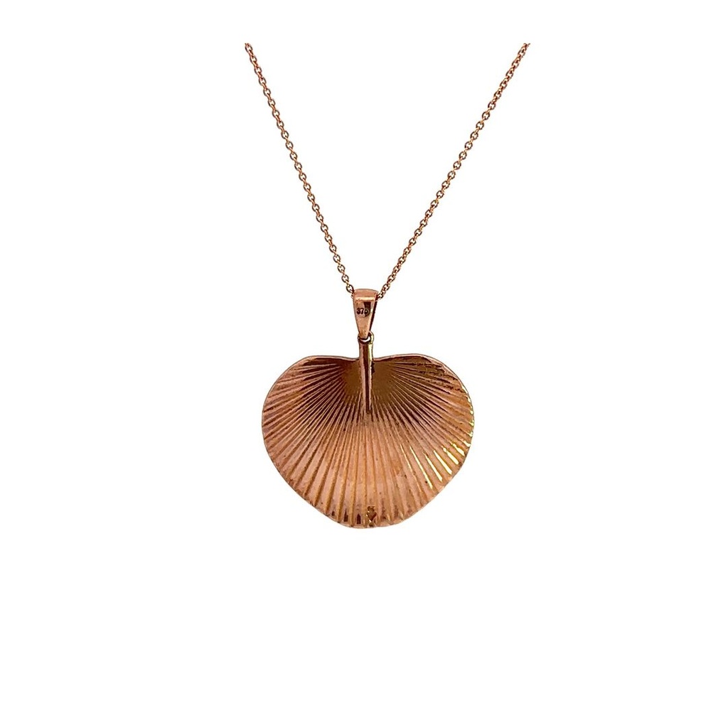 Fan Palm Pendant In 9K Rose Gold