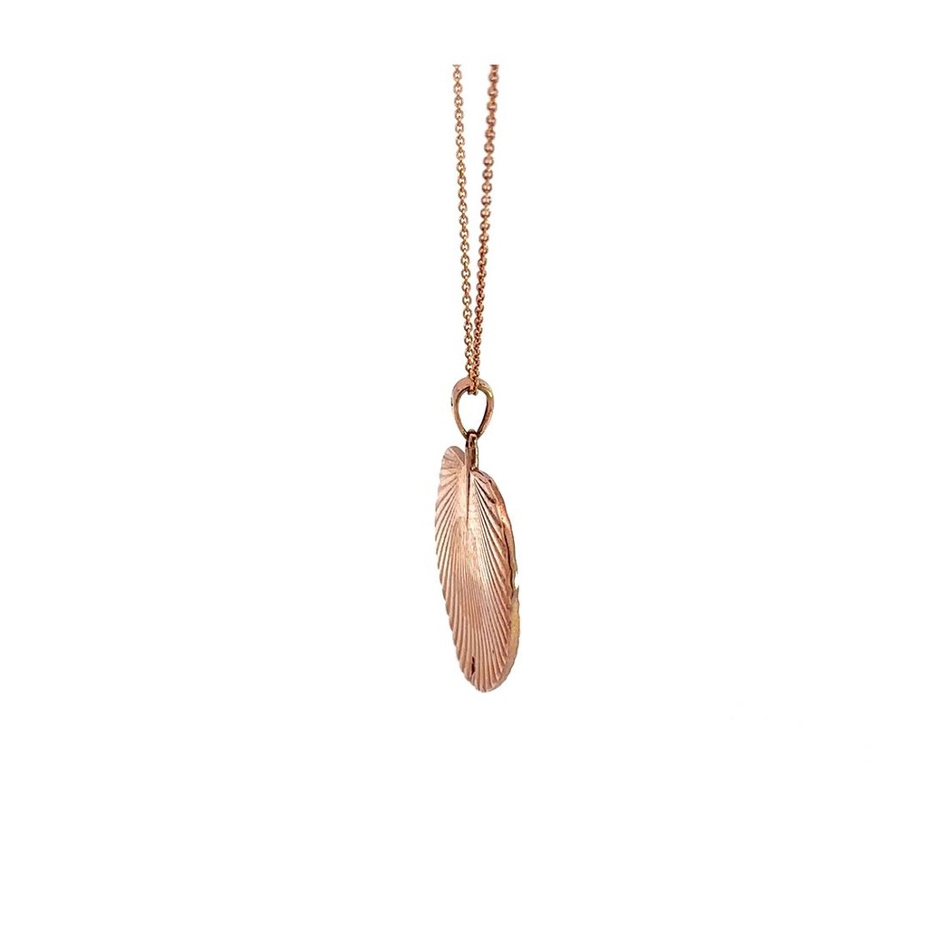 Fan Palm Pendant In 9K Rose Gold