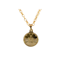 Saint Christopher Medallion In 9K Yellow Gold