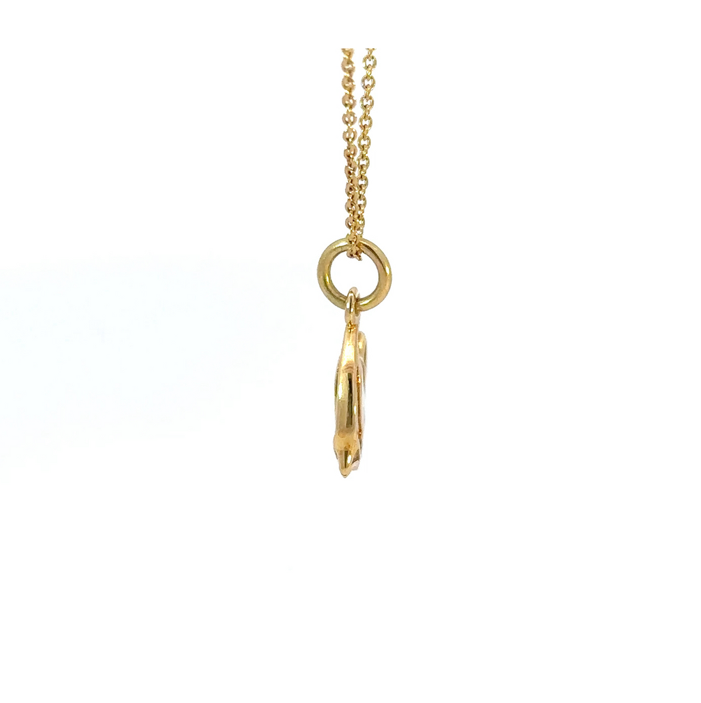 Angelfish Pendant In 18K Yellow Gold