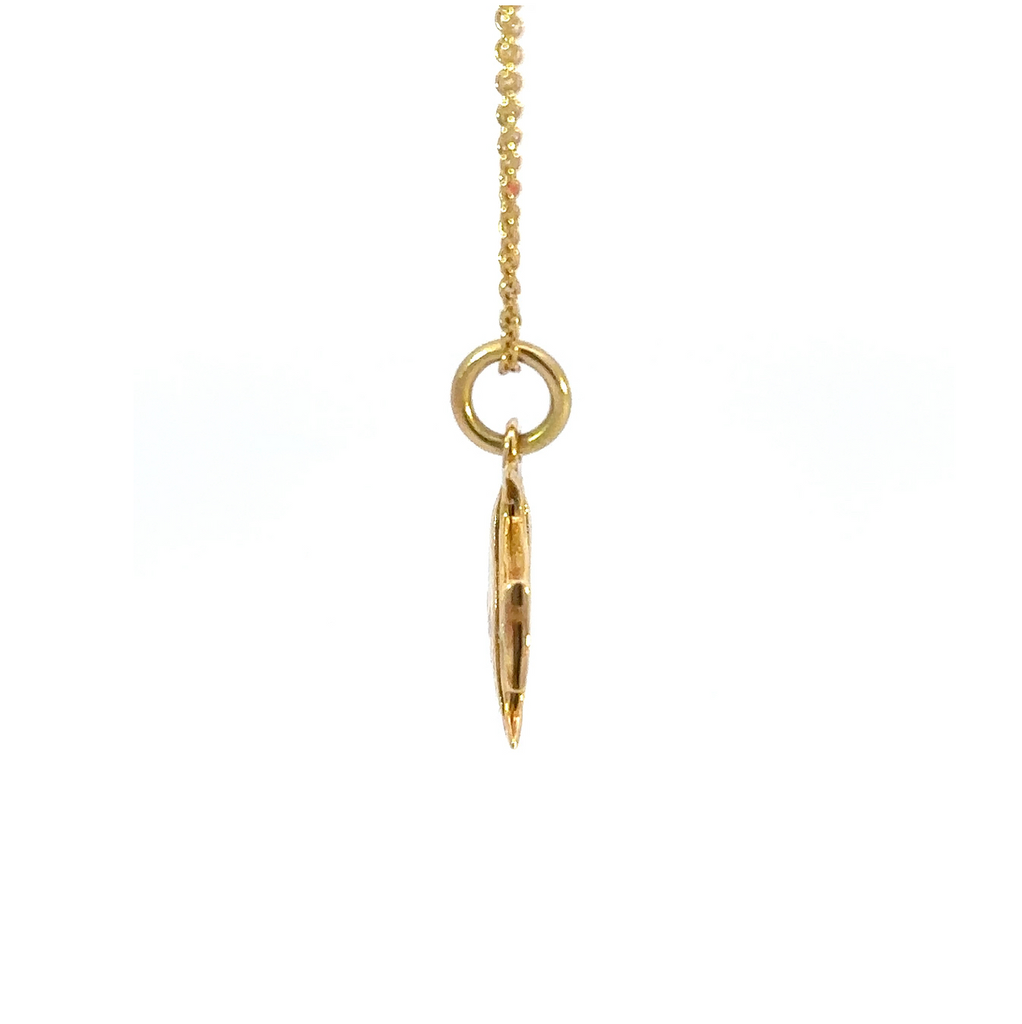 Angelfish Pendant In 18K Yellow Gold
