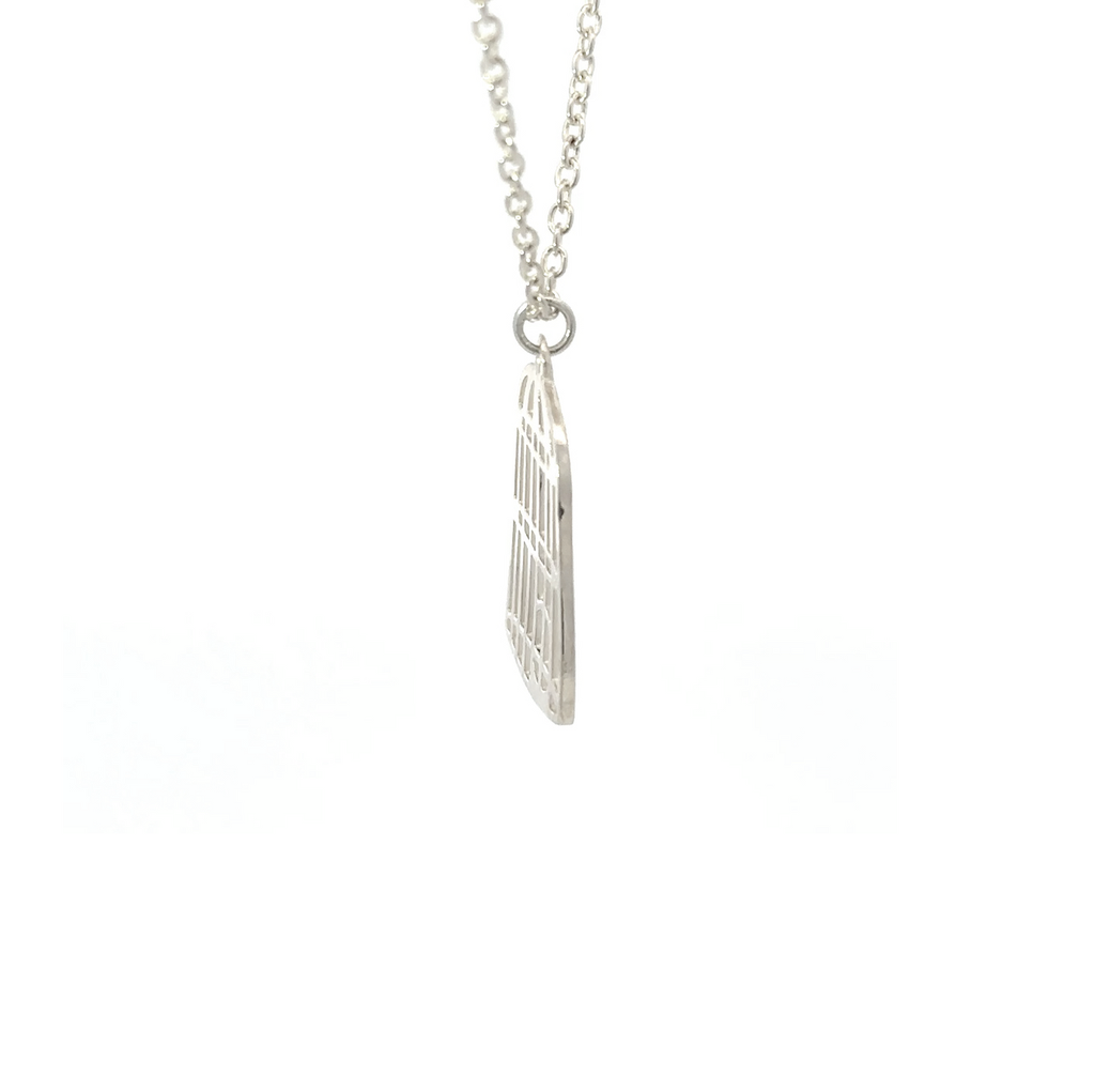 Birdcage Pendant In Sterling Silver