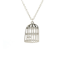 Birdcage Pendant In Sterling Silver