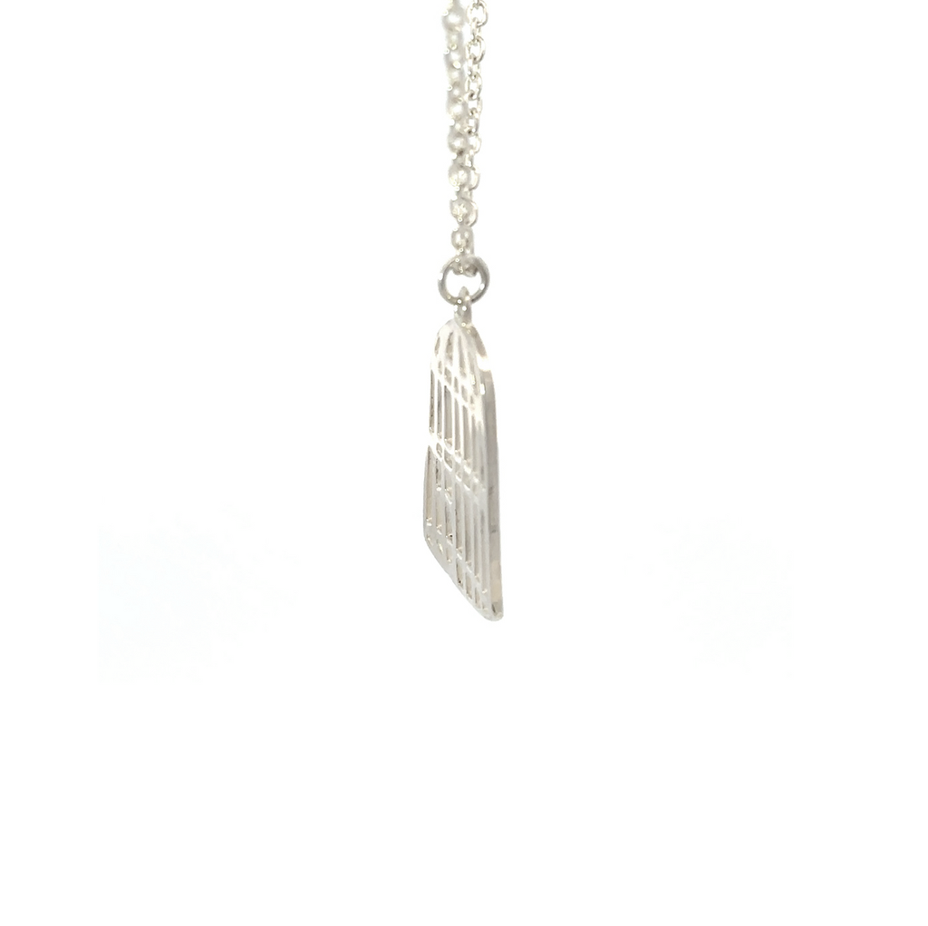 Birdcage Pendant In Sterling Silver