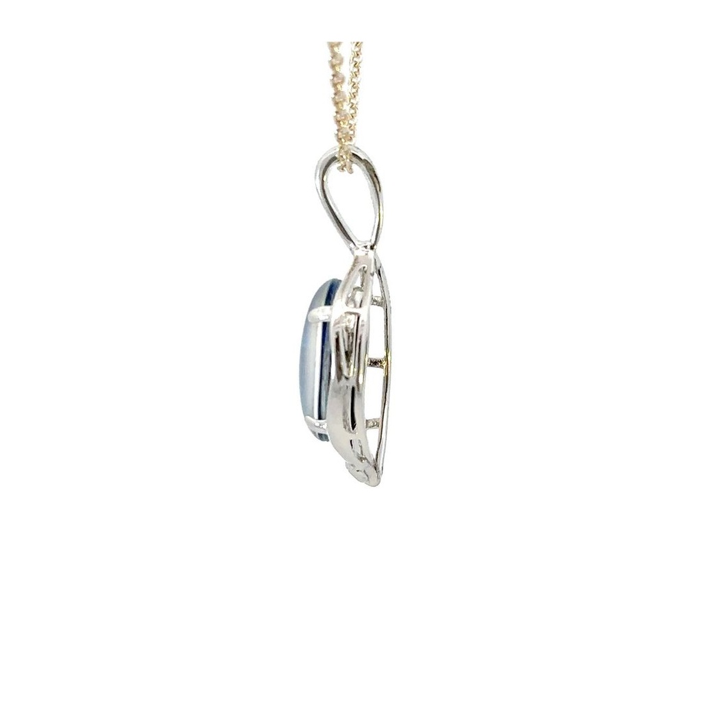 Australian Triplet Opal Silver Pendant