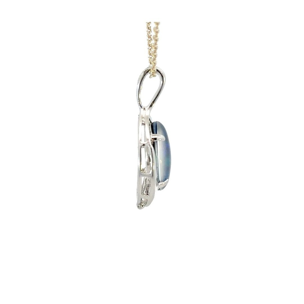 Australian Triplet Opal Silver Pendant