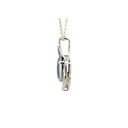 Australian Triplet Opal Pendant In Sterling Silver