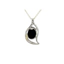 Australian Triplet Opal Pendant In Sterling Silver