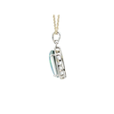 Aussie Triplet Opal Pendant Set In Sterling Silver