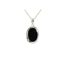 Aussie Triplet Opal Pendant Set In Sterling Silver