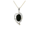 Aussie Triplet Opal Pendant In Sterling Silver