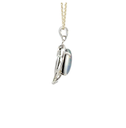 Aussie Triplet Opal Pendant In Sterling Silver