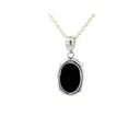 Australian Triplet Opal Pendant In Sterling Silver