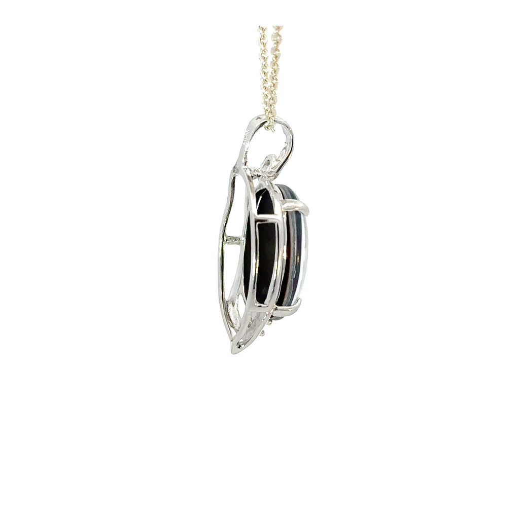 Aussie Opal Triplet Pendant In Sterling Silver