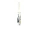 Aussie Triplet Opal Pendant In Organic Silver Setting