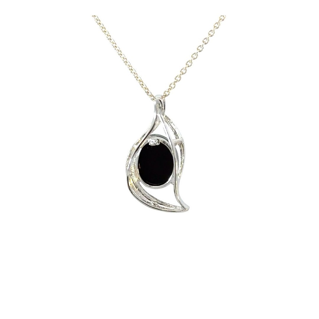 Aussie Triplet Opal Pendant In Organic Silver Setting
