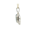 Pendant With Aussie Triplet Opal In Sterling Silver