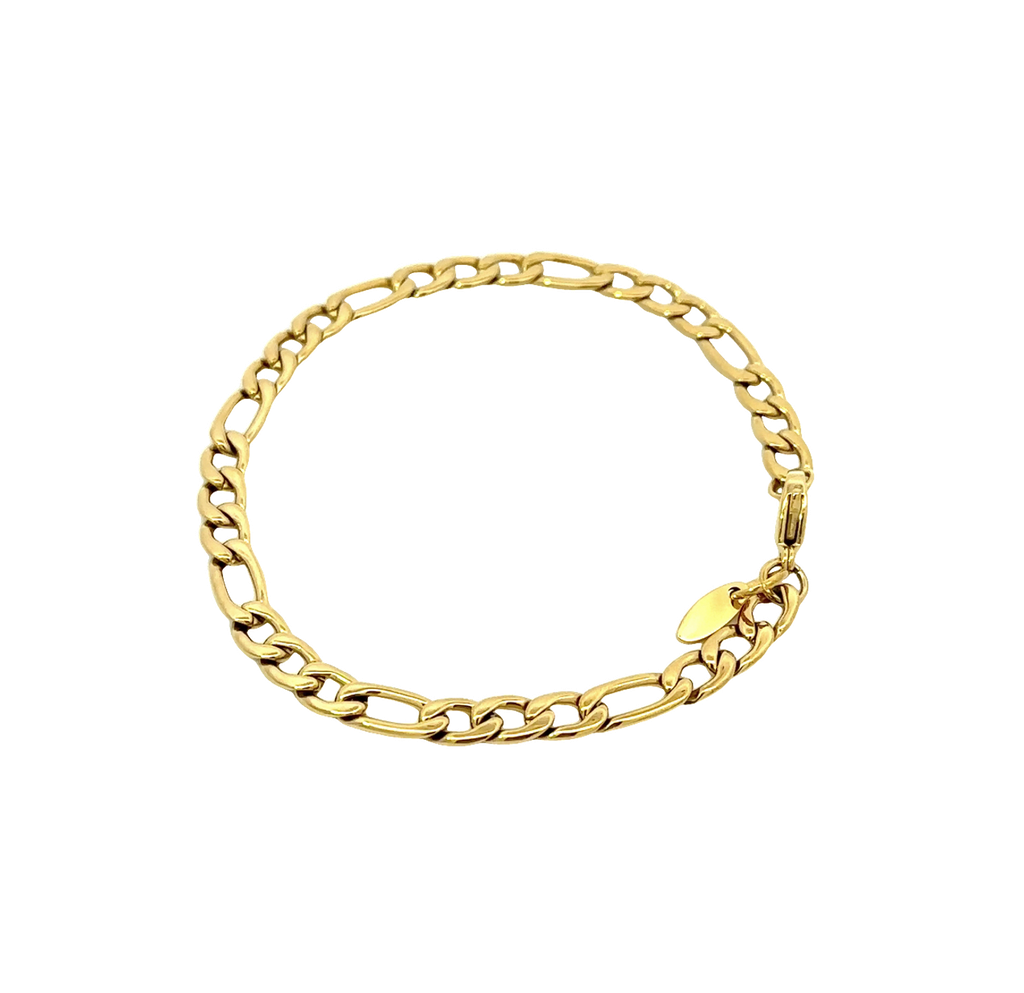 Bracelet In Stainless Steel 18K Gold Plate