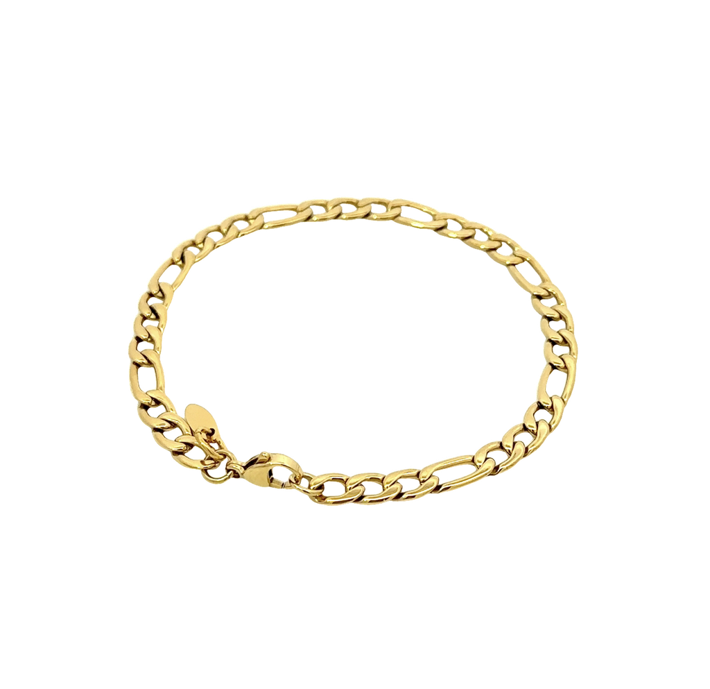 Bracelet In Stainless Steel 18K Gold Plate