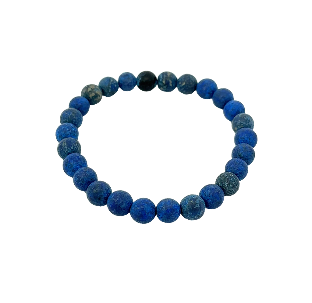 Dumortierite Bead Bracelet