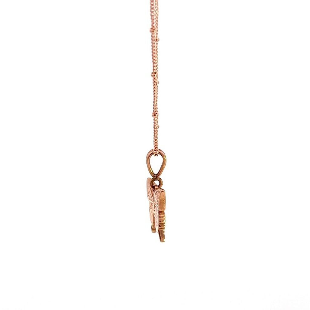 Ulysses Butterfly Pendant In 9K Rose Gold