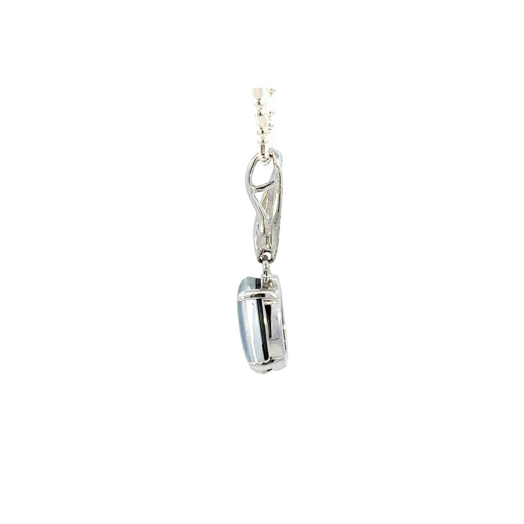 Triplet Opal Pendant Set In Sterling Silver