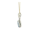 Opal (triplet) And Cubic Pendant In Sterling Silver