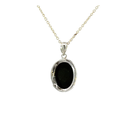 Triplet Aussie Opal Pendant In Sterling Silver