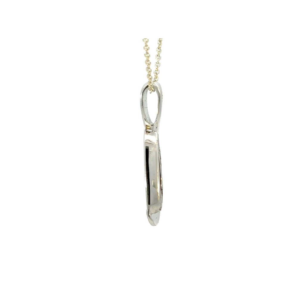 Aussie Double Opal Handcrafted Silver Pendant