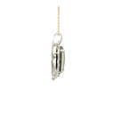 Aussie Triplet Opal Pendant Set In Sterling Silver