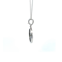 Necklace With Onyx And CZ Pendant