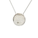 Cubic Zirconia Slider Pendant & Necklace