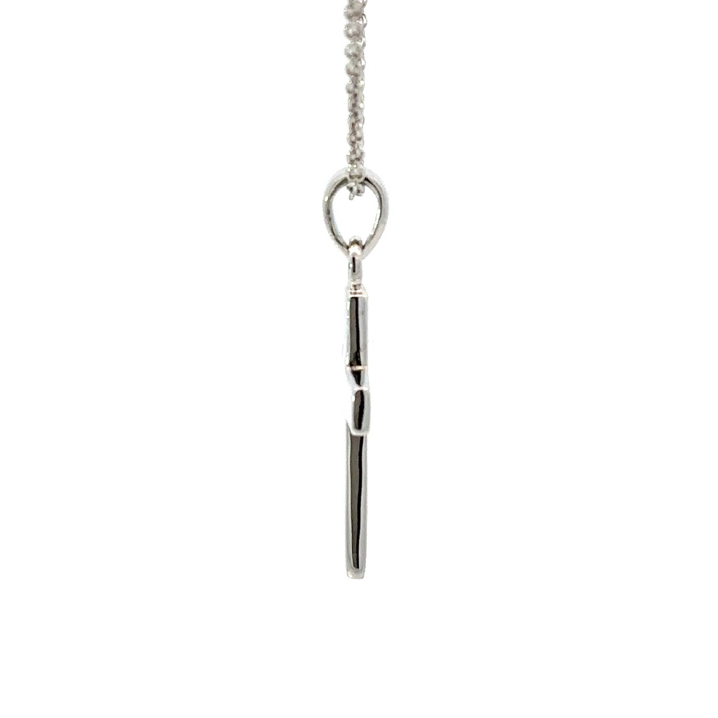 Simple Cross In Sterling Silver