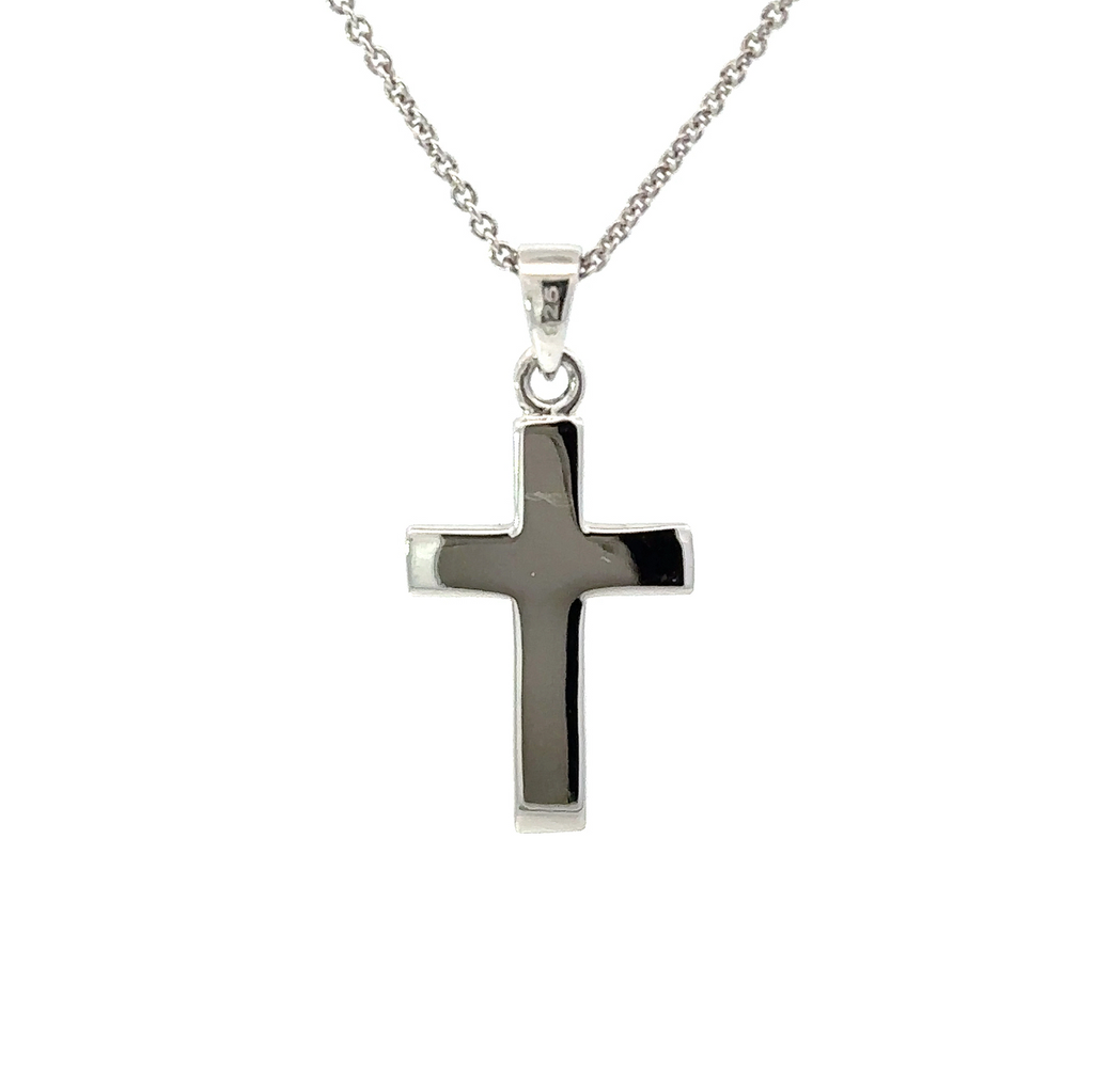 Simple Cross In Sterling Silver