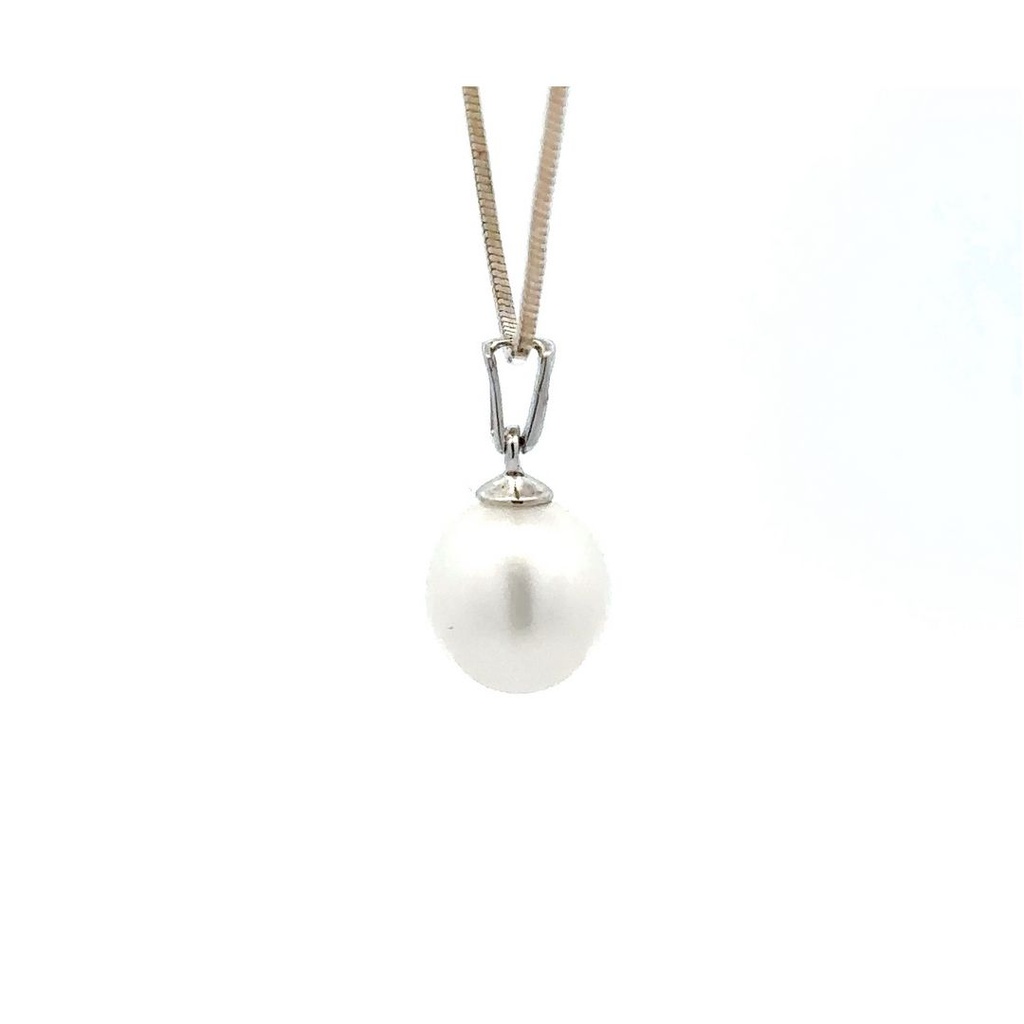 Freshwater Pearl Pendant In Sterling Silver