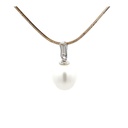 Freshwater Pearl Pendant In Sterling Silver