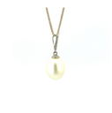 Freshwater Pearl Drop Pendant Sterling Silver