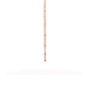 Necklace With Spaced Beads In 9K Rose Gold