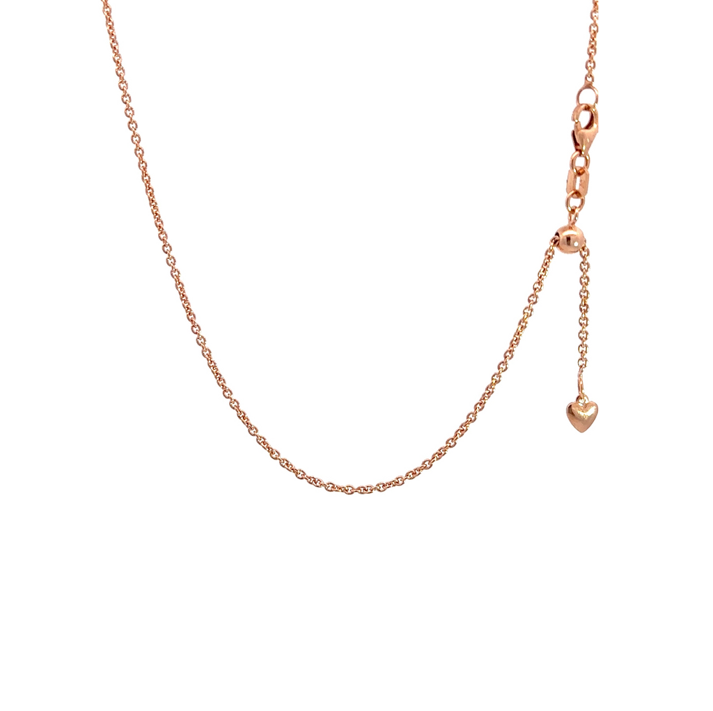 Extender Necklace In 9K Rose Gold