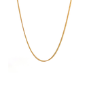 Curb Chain Necklace In 9K Yellow Gold