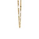 Figaro Necklace In 9K Yellow Gold