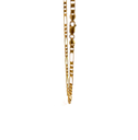 Figaro Necklace In 9K Yellow Gold