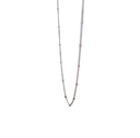 Necklace With Beads In 9k White Gold 42cm