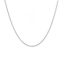 White Gold Necklace In 9K